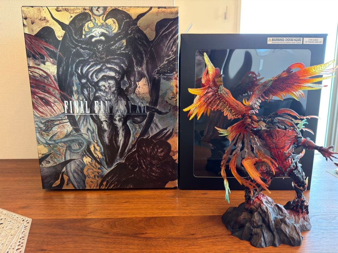FFXVI コレクターズエディション　フェニックスvsイフリート フィギュア s-l400.jpg