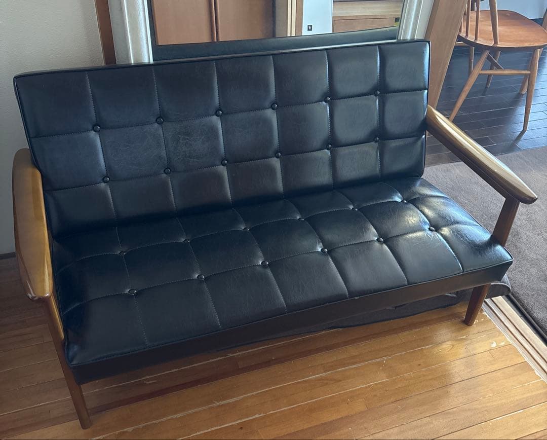 （直接引取のみ）カリモク60 ソファー Kチェア 2シーター