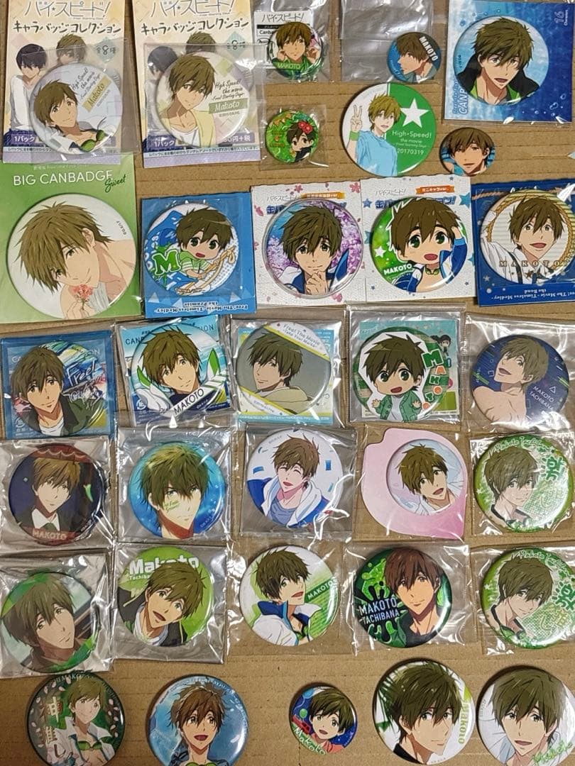 Free! 橘真琴　缶バッジ　33個セット 橘真琴 缶バッジコレクション hometown Free! CANBADGE - メルカリ