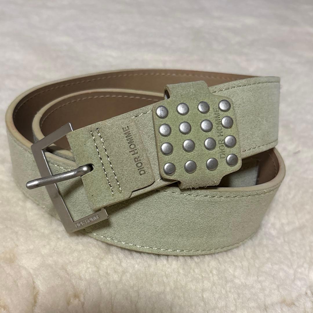 Dior Homme スタッズ付きベルト