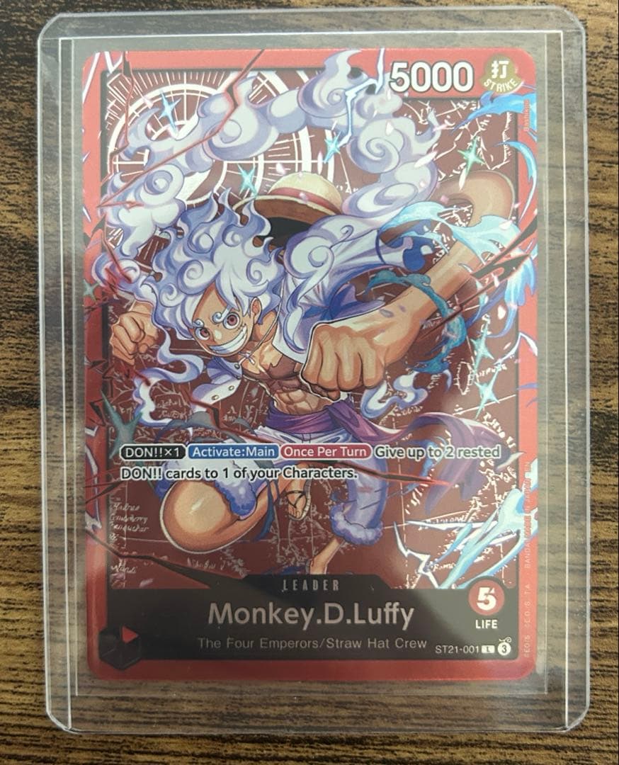 英語版ワンピースカード ルフィ ニカ Monkey.D.Luffy - メルカリ