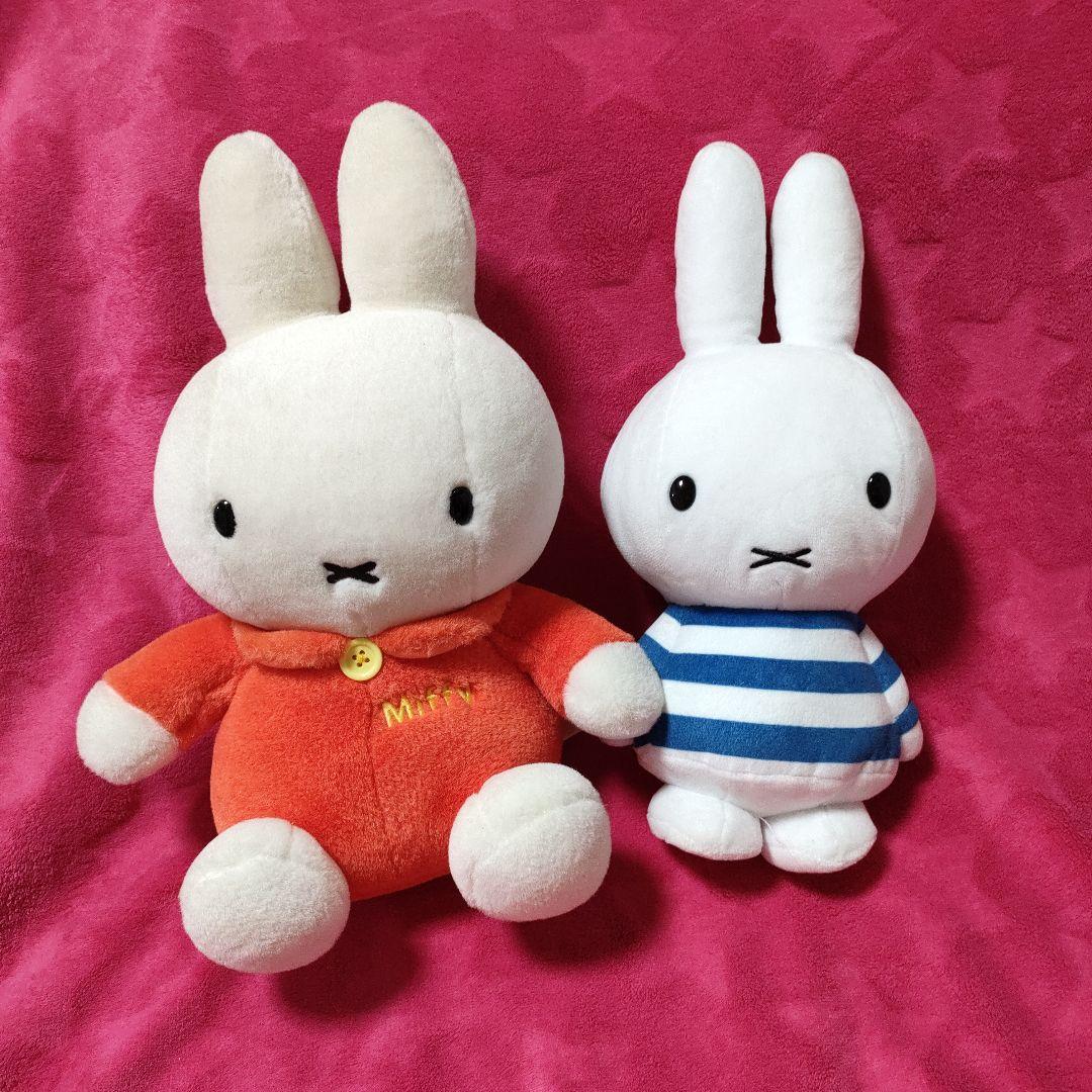 ミッフィー ぬいぐるみ miffy 昭和レトロ ブルーナ - メルカリ