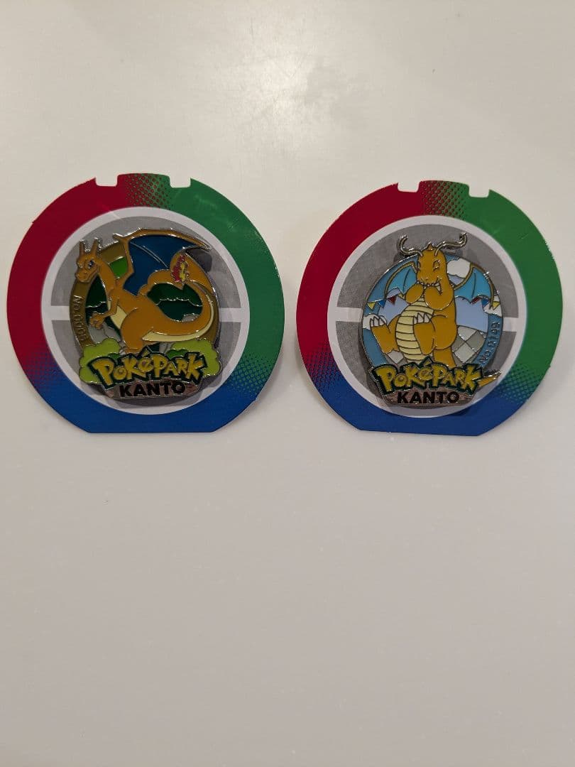 ポケパーク カントー ピンズ カイリュー リザードンセット - メルカリ