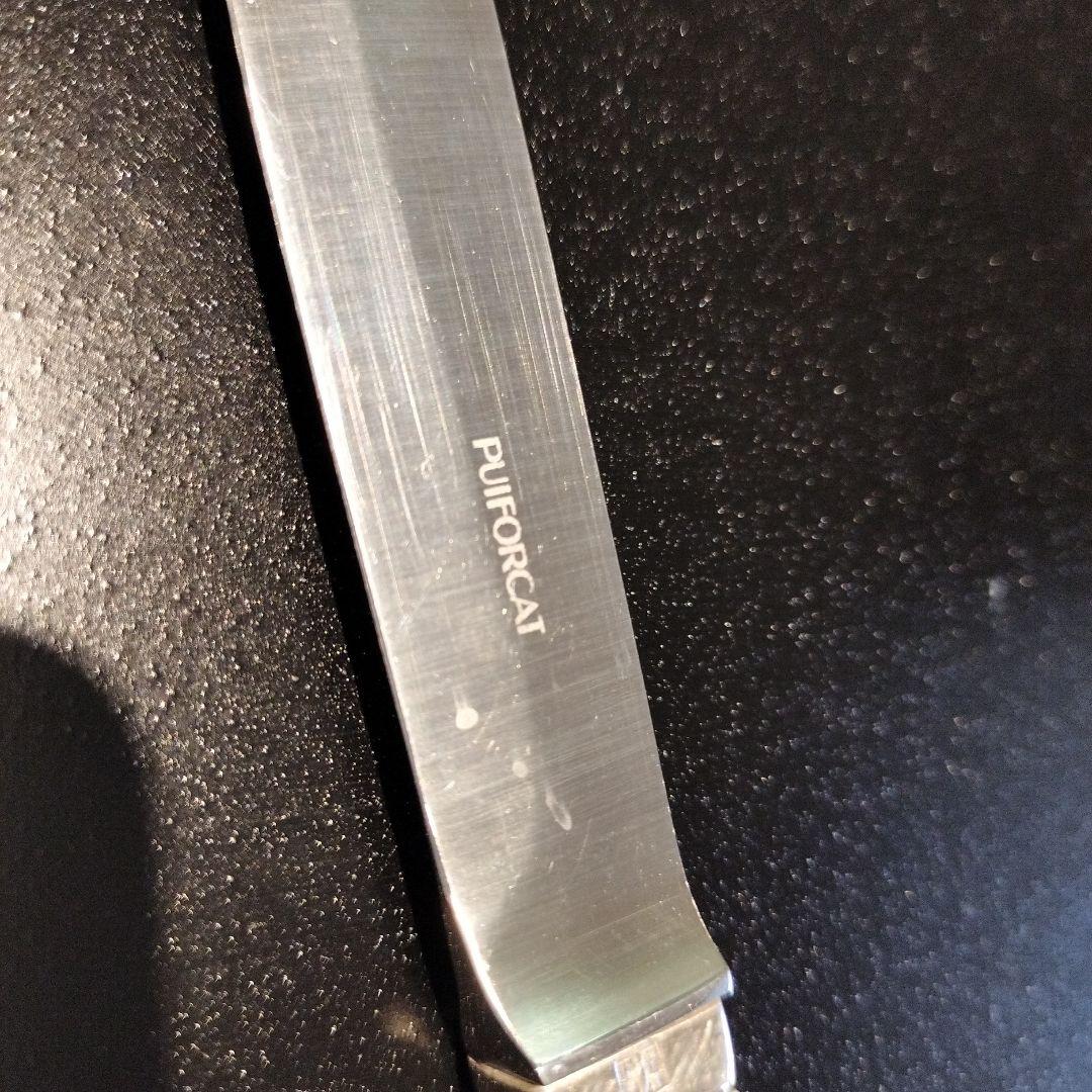PUIGFORCAT シルバーナイフ 2本セット　銀製品デザートナイフ リビエラシルバーSB デザートナイフ – Bugatti Cutlery