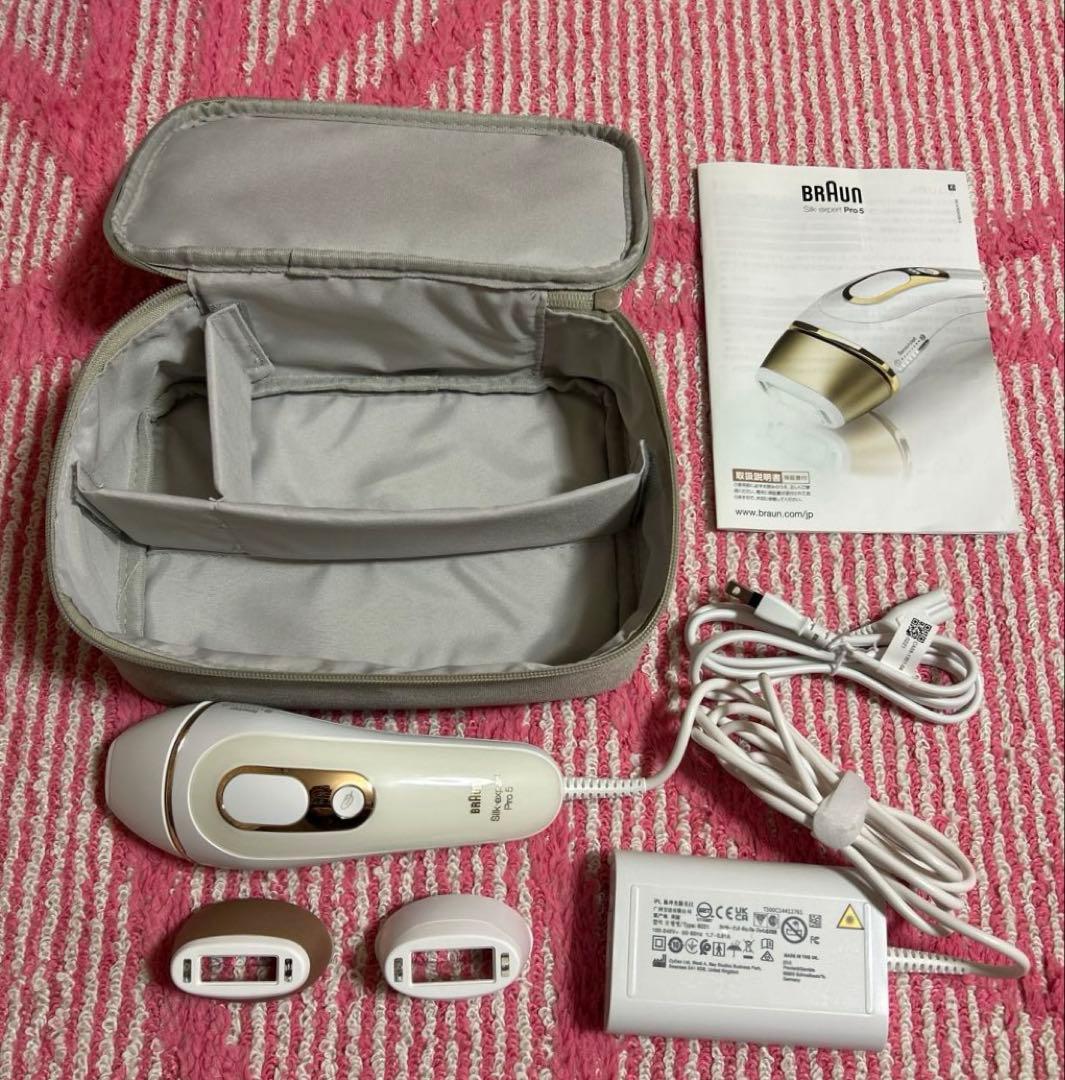 【1回のみ使用】Braun Silk-expert Pro5脱毛器⭐︎送料無料