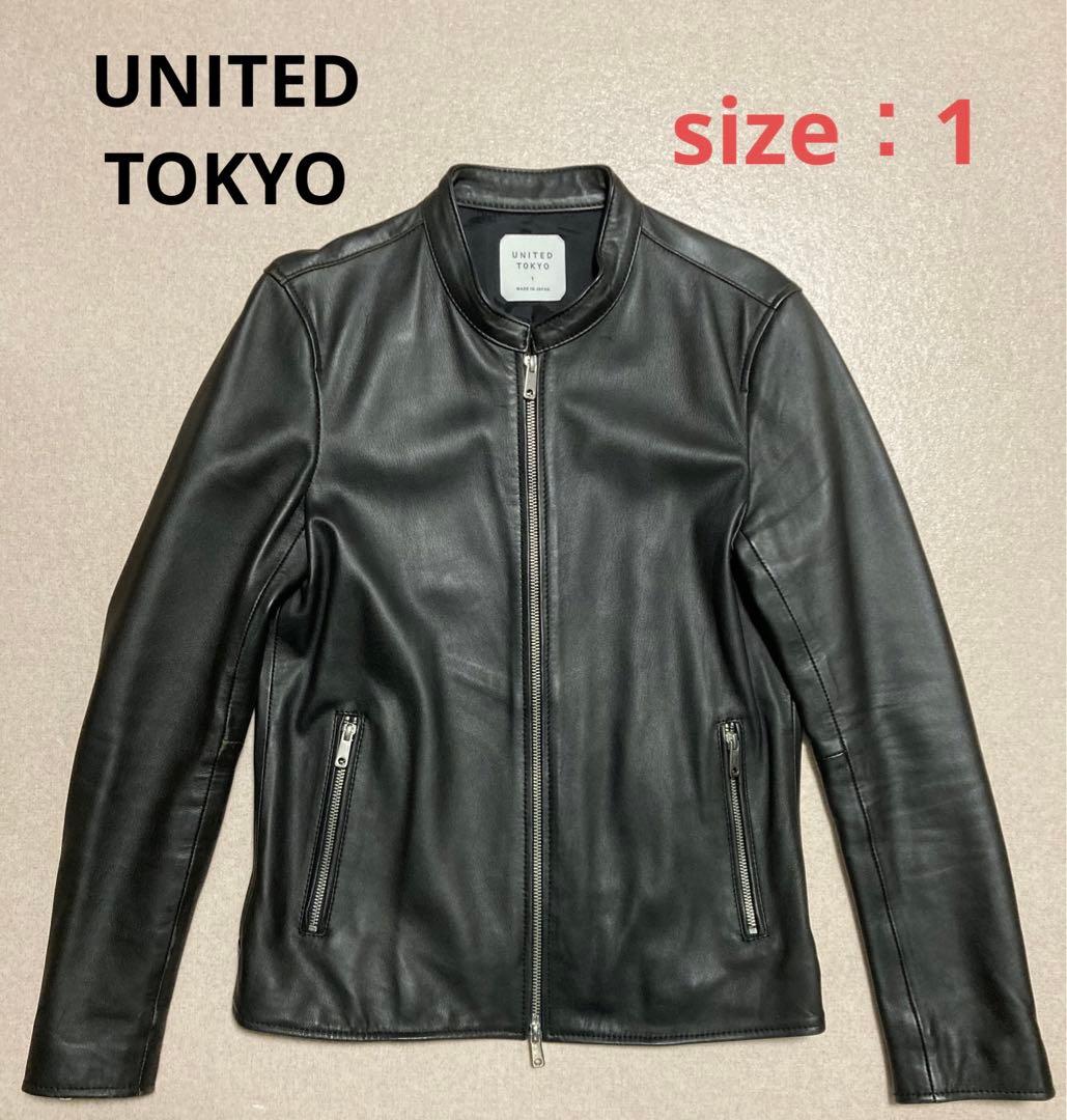 【美品】UNITED TOKYO 国産ラムレザージャケット　本革