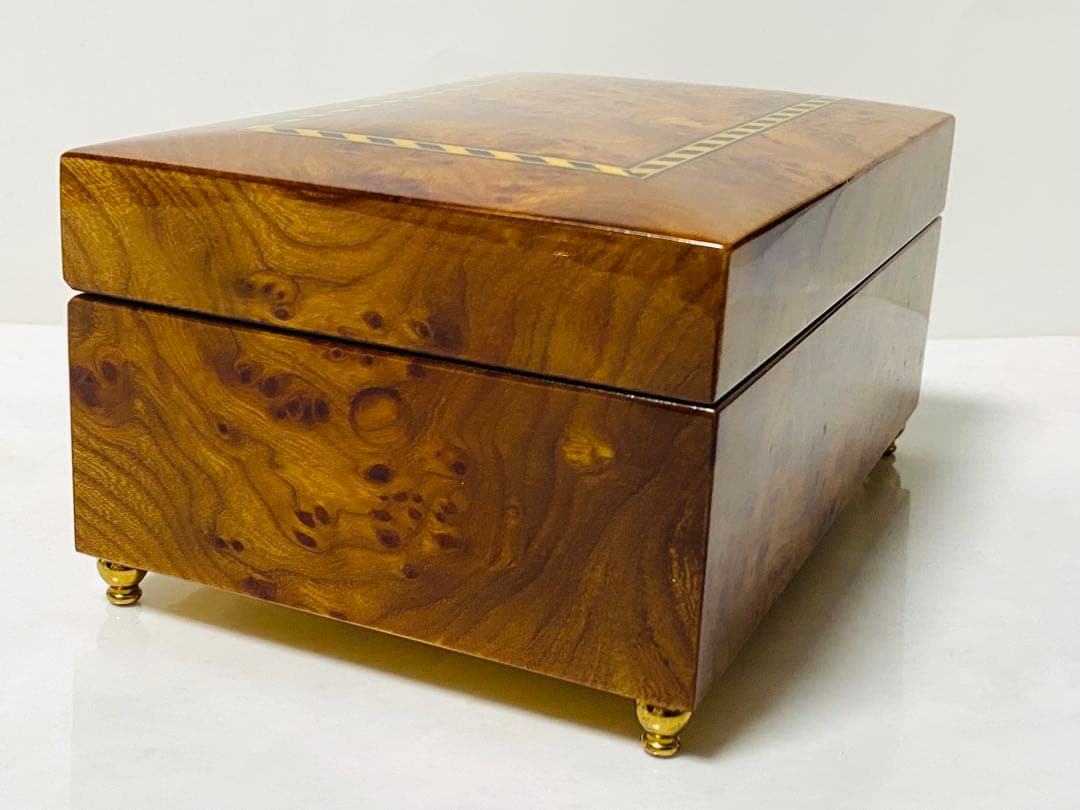 希少 】REUGE ダンシングカップルオルゴール付き ジュエリーボックス