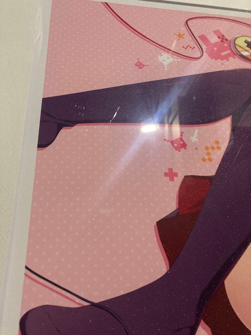 茉宮祈芹　ゲーマーちゃん　版画　アールビバン　ミクスドメディア