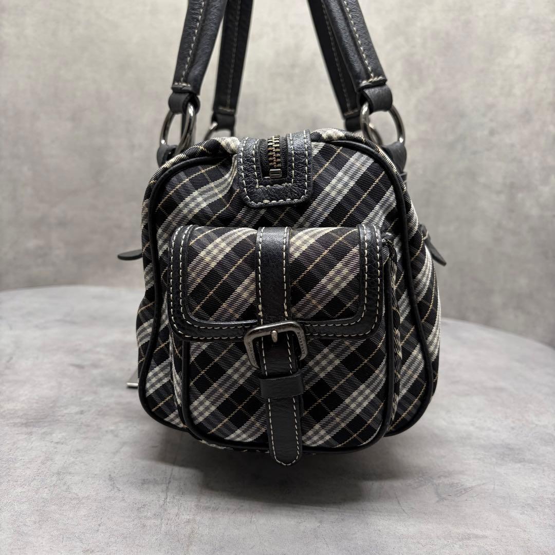 BURBERRY ブルーレーベル チェック ミニボストンバッグ Y2K