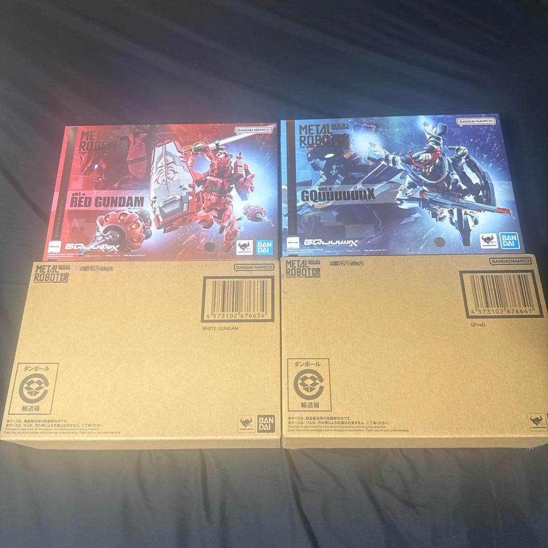 L ROBOT魂 ジークアクス 赤いガンダム 白いガンダム ジフレド