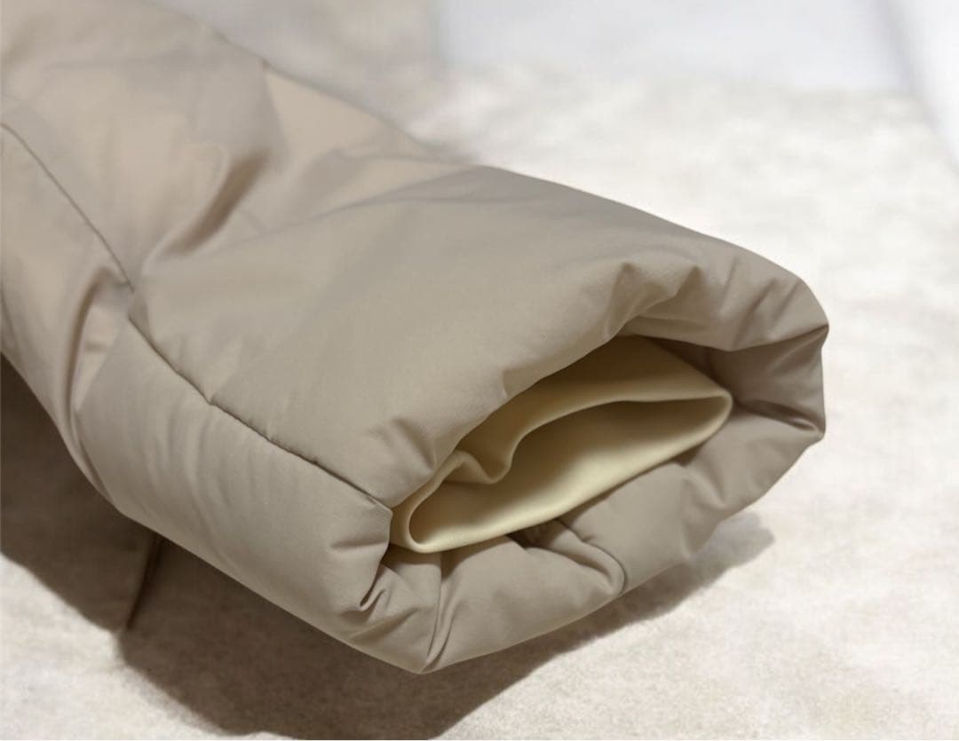 超美品】ダンスキン ハイロフトダウンコートMサイズ サンドベージュ