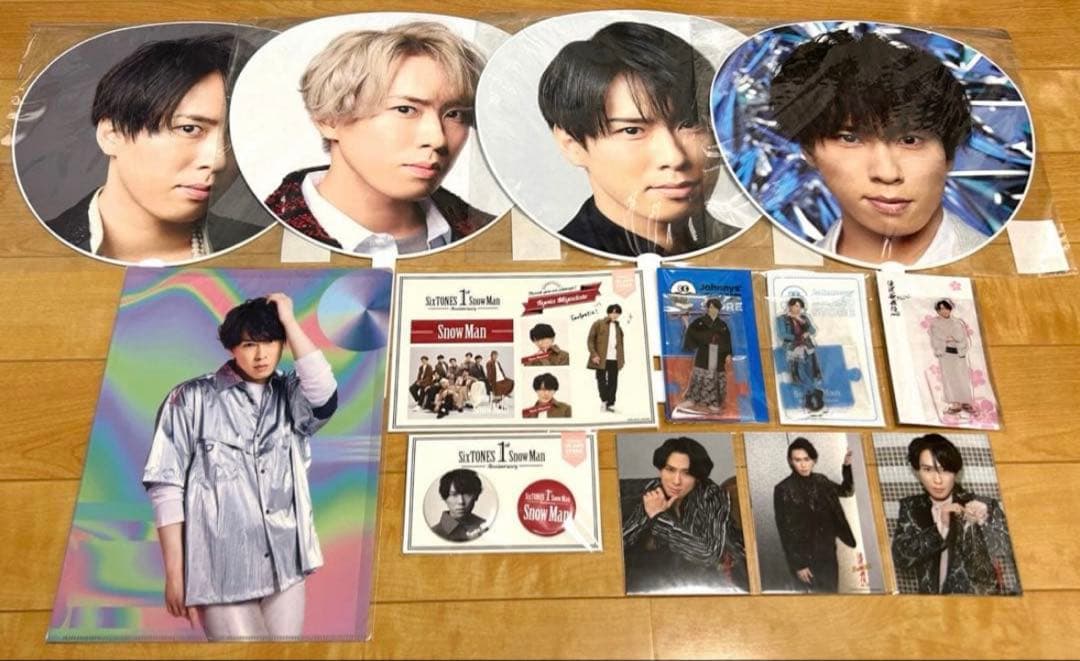 Man 宮舘涼太 うちわ ＆ アクスタ ＆ 缶バッジ 他 13点セット