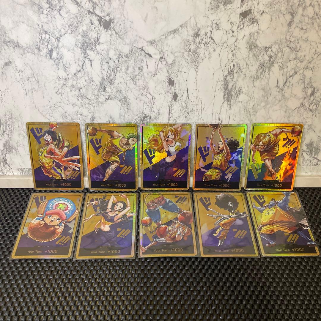 ワンピースカード レイカーズ 麦わらの一味ドンカード 英語版 観賞用