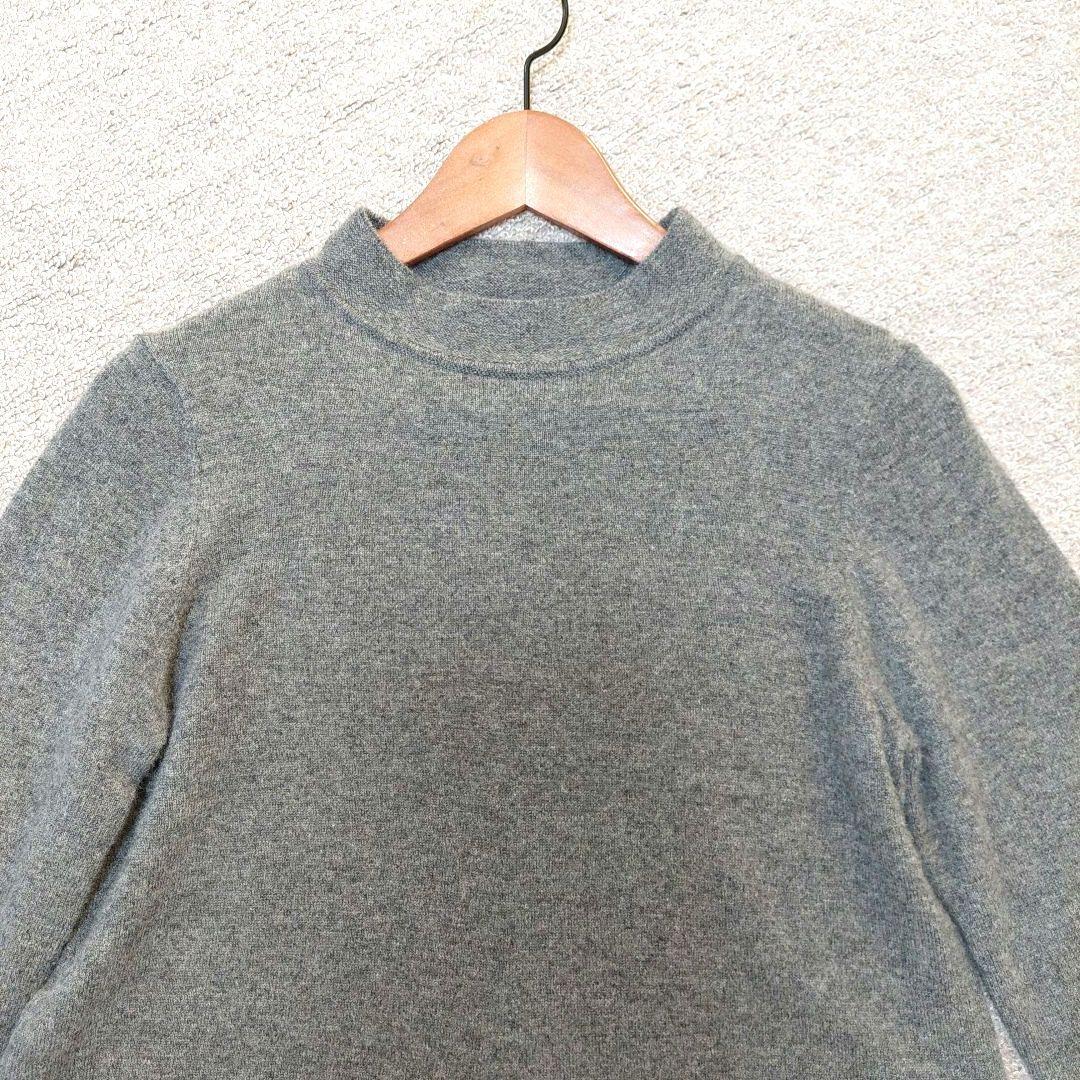 セオリーリュクス カシミヤ100％ハイネック ニットチュニック 38 極美