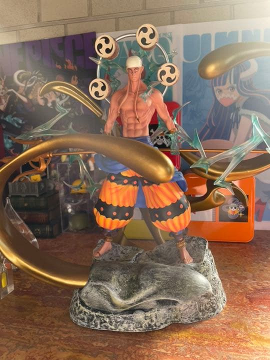 超希少！【ワンピース】神・エネル　フィギュア  海外輸入品希少。 新品】 ワンピース ONEPIECE 雷神 エネル 海外限定フィギュア - メルカリ