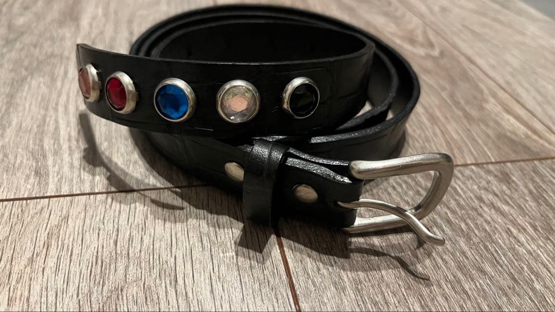 COMME des GARCOMS HOMME PLUS カラースタッズベルト