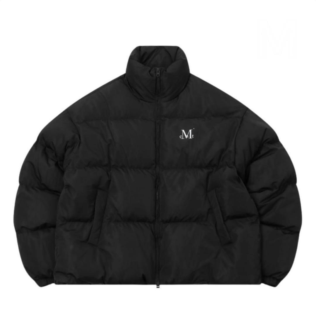MUCENT 黒 ダウンジャケット CHEB ハイネックシグネチャーウェロンパディング UNISEX (7Color