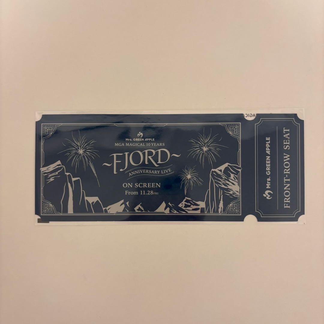 ミセスグリーンアップル FJORD 映画 入場 特典 セットリスト ミセス
