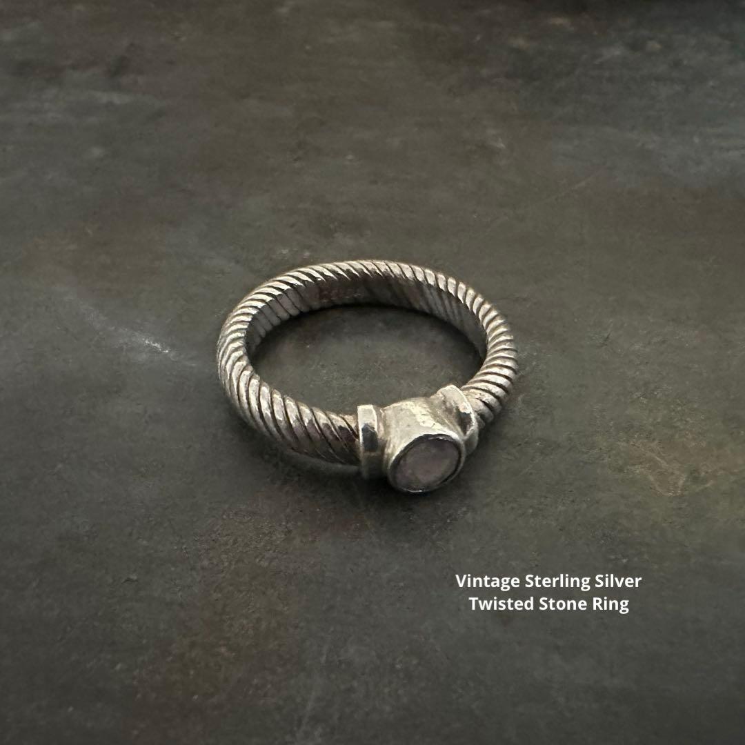 希少　ヴィンテージ　リング　アンティーク　アメリカ　シルバー　925