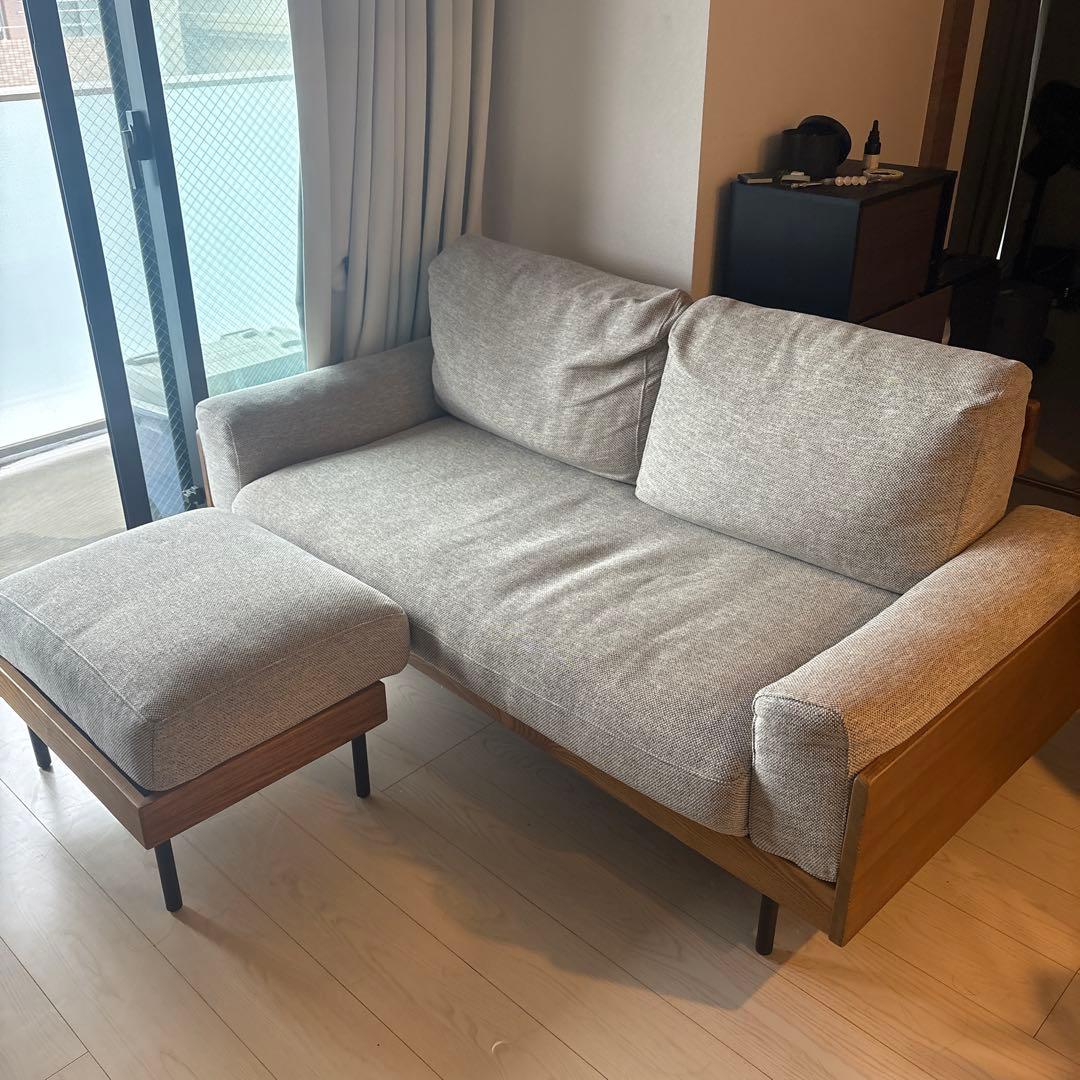 みの　TREL(トレル) ソファ 2.5シーター unico オットマン UNICO (ウニコ) 2人掛けソファー TREL(トレル) カバーリングソファ 2.5