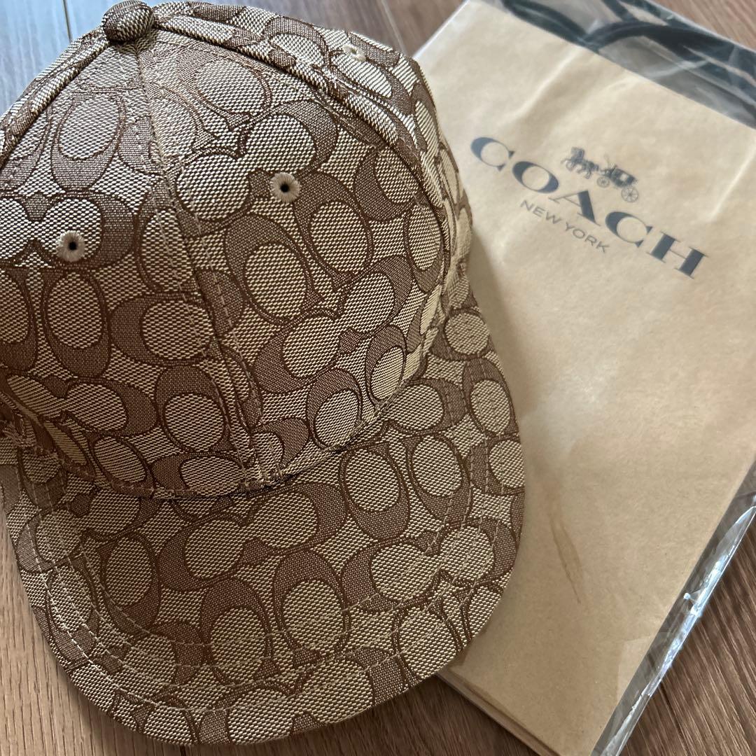 ✴️新品未使用　coach キャップ