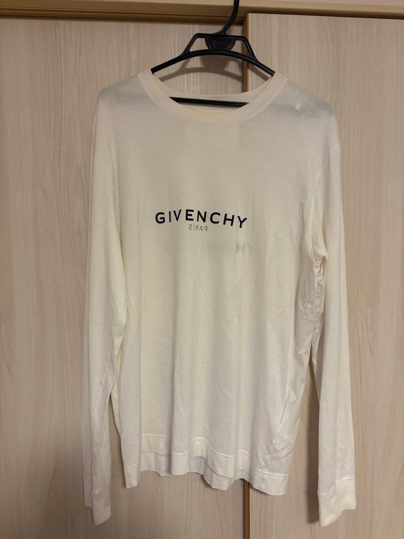 GIVENCHY ホワイト 長袖Tシャツ S
