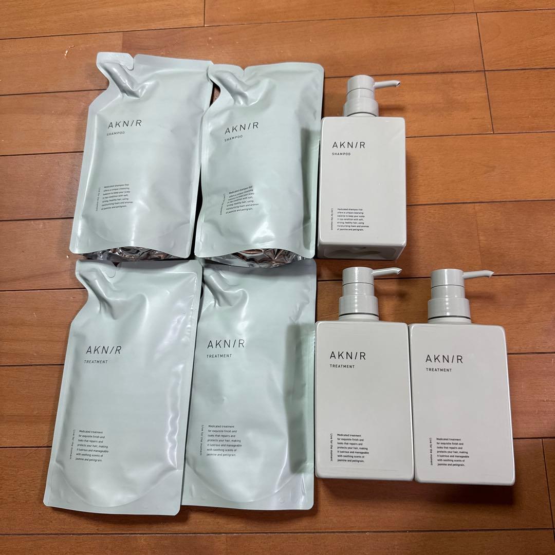 AKNIR シャンプー3個　トリートメント 4個セット