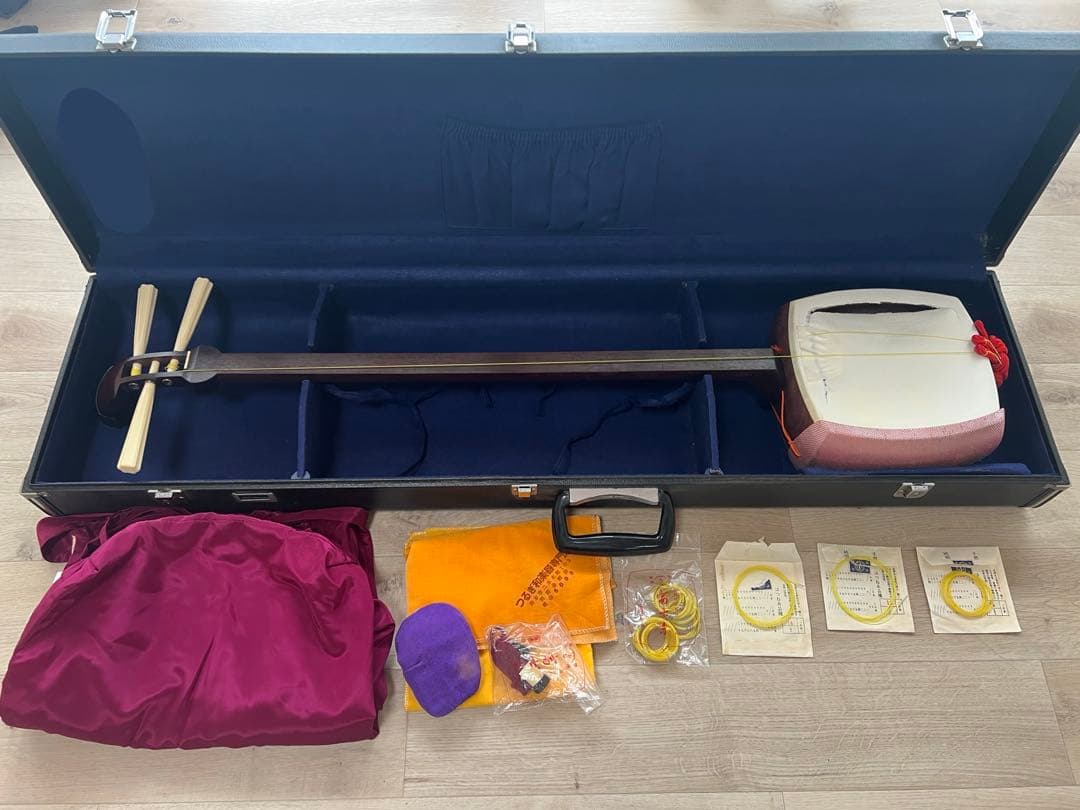 【訳アリ】三味線本体・ハードケース