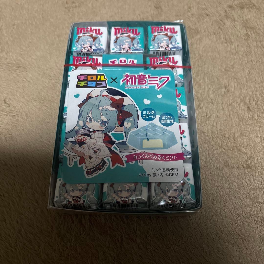 初音ミク チロルチョコ みっくみくみるくミント 未開封3箱(30個入り)