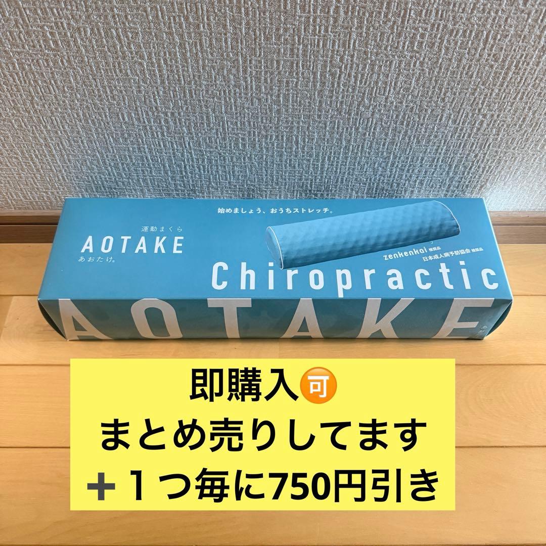 【新品・未使用】全健会 あおたけ運動枕