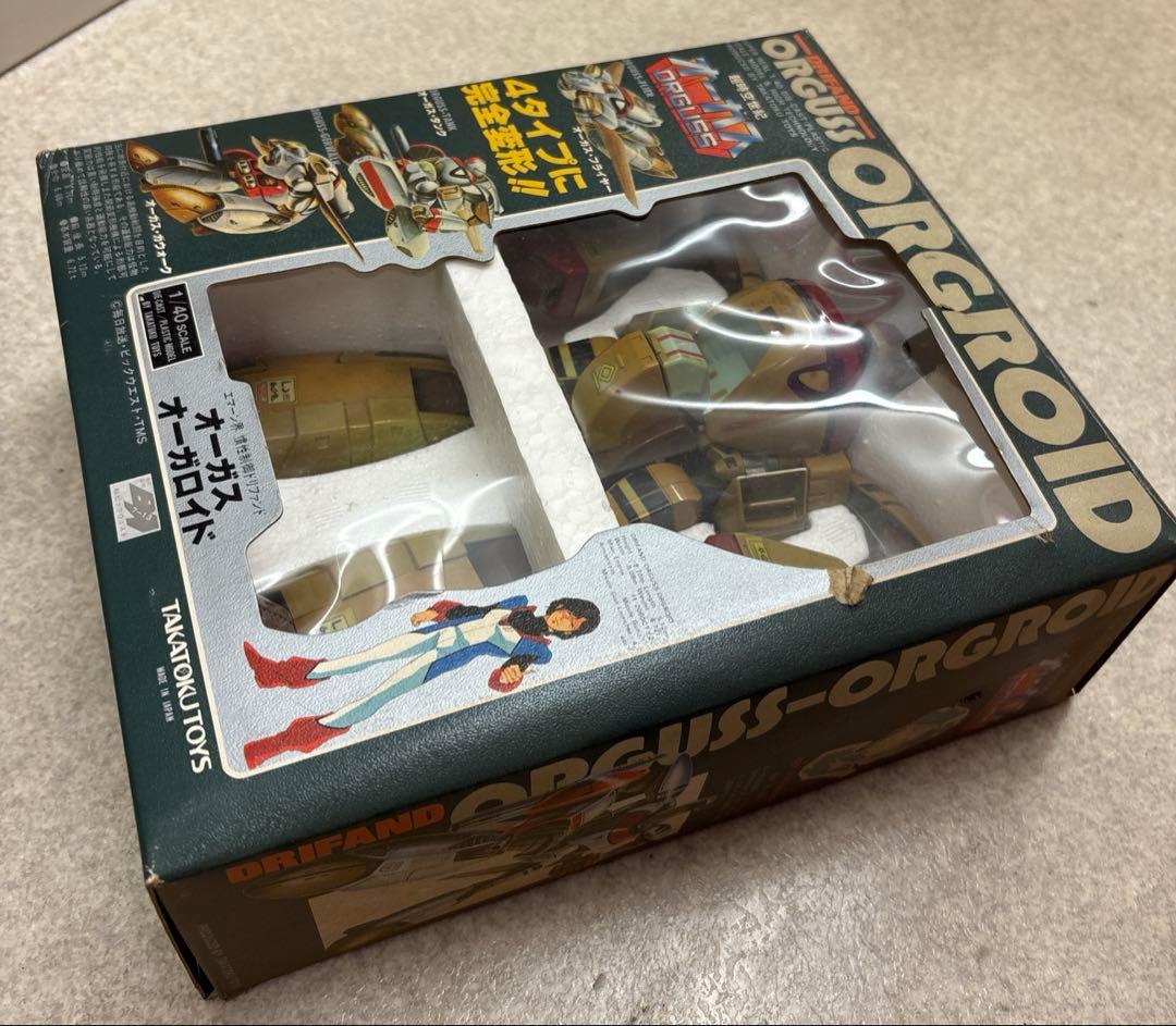 当時物 オーガス オーガロイド タカトクトイス 1/40 ダイキャスト変形