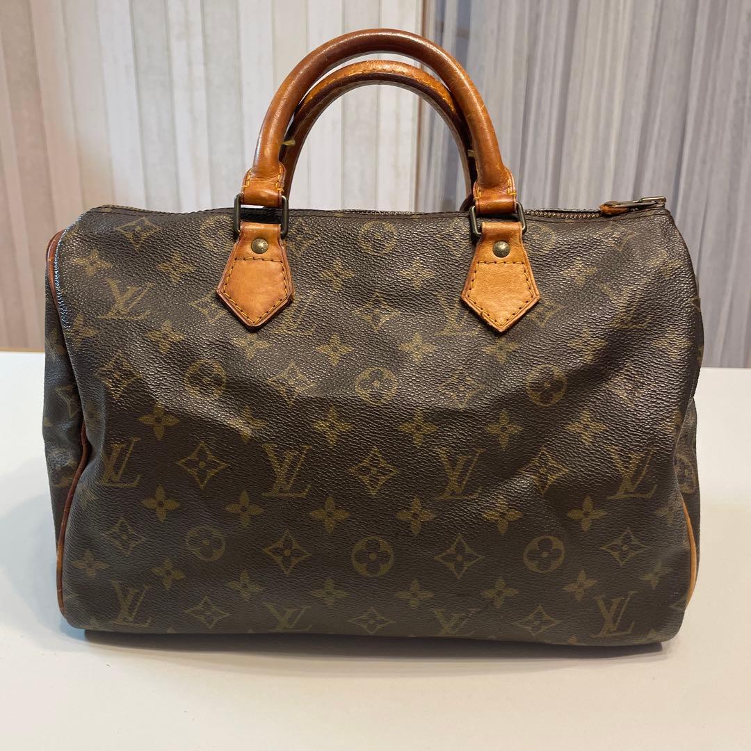ルイヴィトン スピーディ30 モノグラム ミニボストンバッグ ブラウン C15