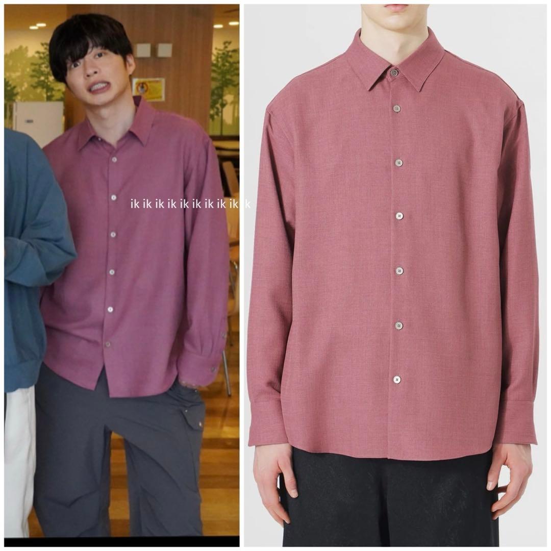 新品　LOVELESS 田中圭着用　日本製　ルージュブッチャーシャツ　Lサイズ