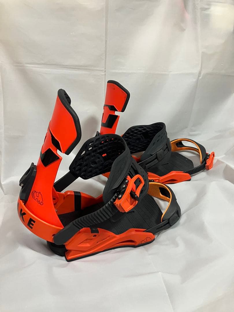 Drake スノーボードビンディング オレンジ/ブラック