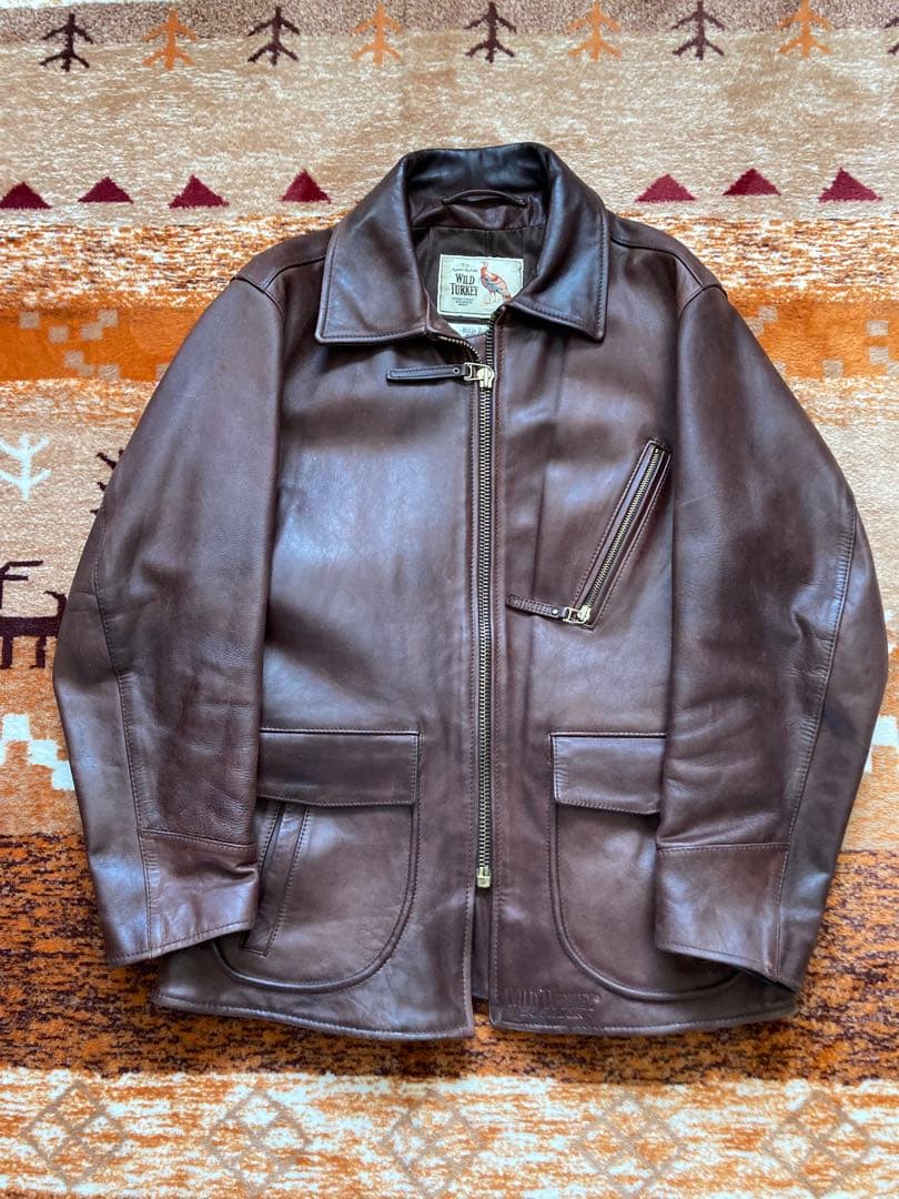 【非売品】WILD TURKEYワイルドターキー馬革　希少！シリアルNo.1