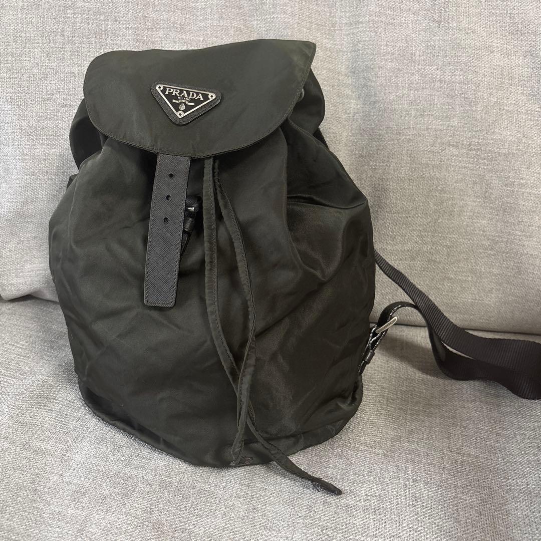 MAHALO⭐︎　PRADA ナイロンリュック カーキ 正規品