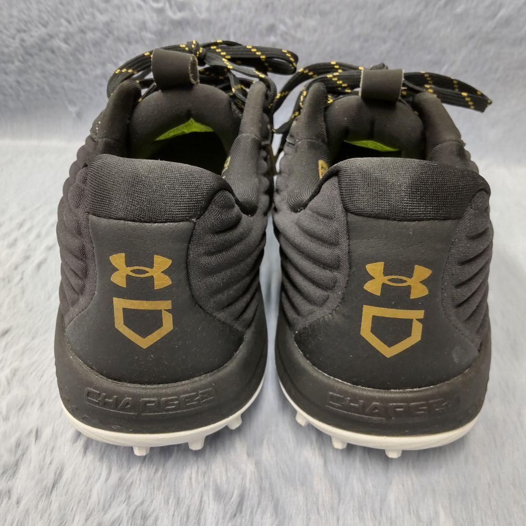 【美品】アンダーアーマー　野球トレーニングシューズ　ブラック　26.5cm