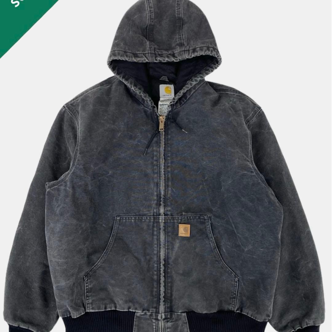 Carhartt ダークグレー フード付きジャンパー