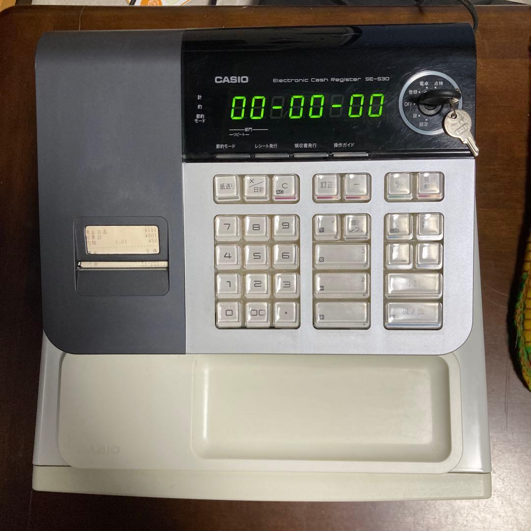 CASIO カシオ 電子レジスター SE-S30　説明書付き