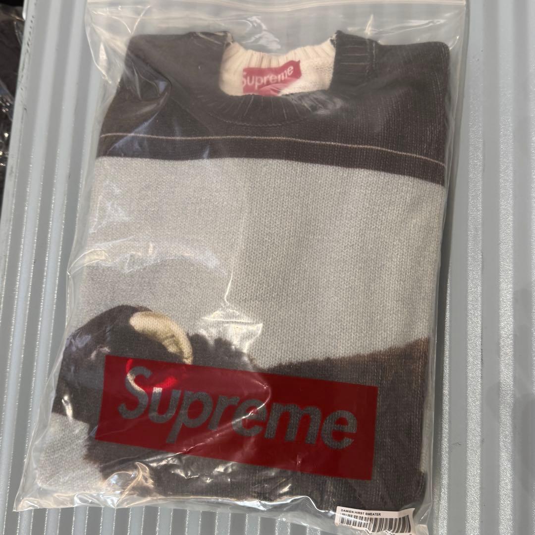 L SS25 ダミアンハースト セーター supreme 羊 シェープ 黒 青 - メルカリ