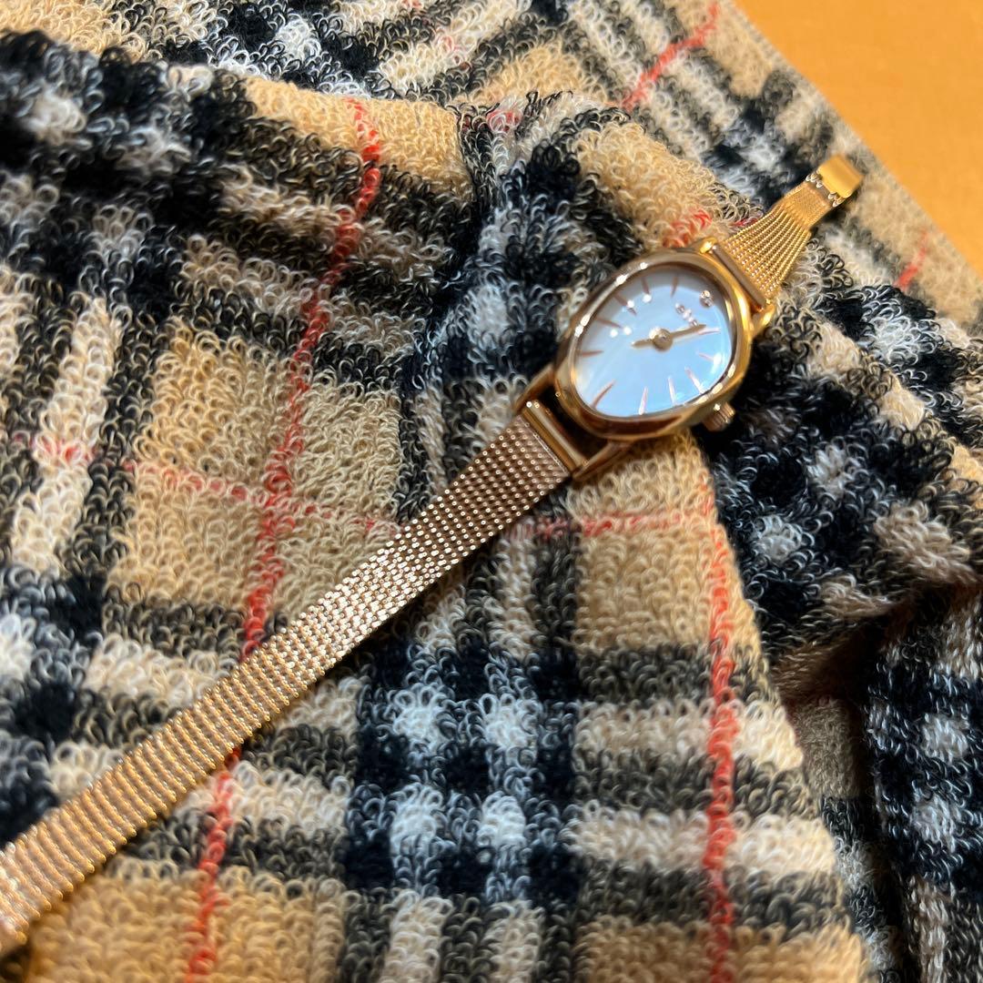 ete ダイヤモンド ジェムフェイス メッシュベルト ウォッチ