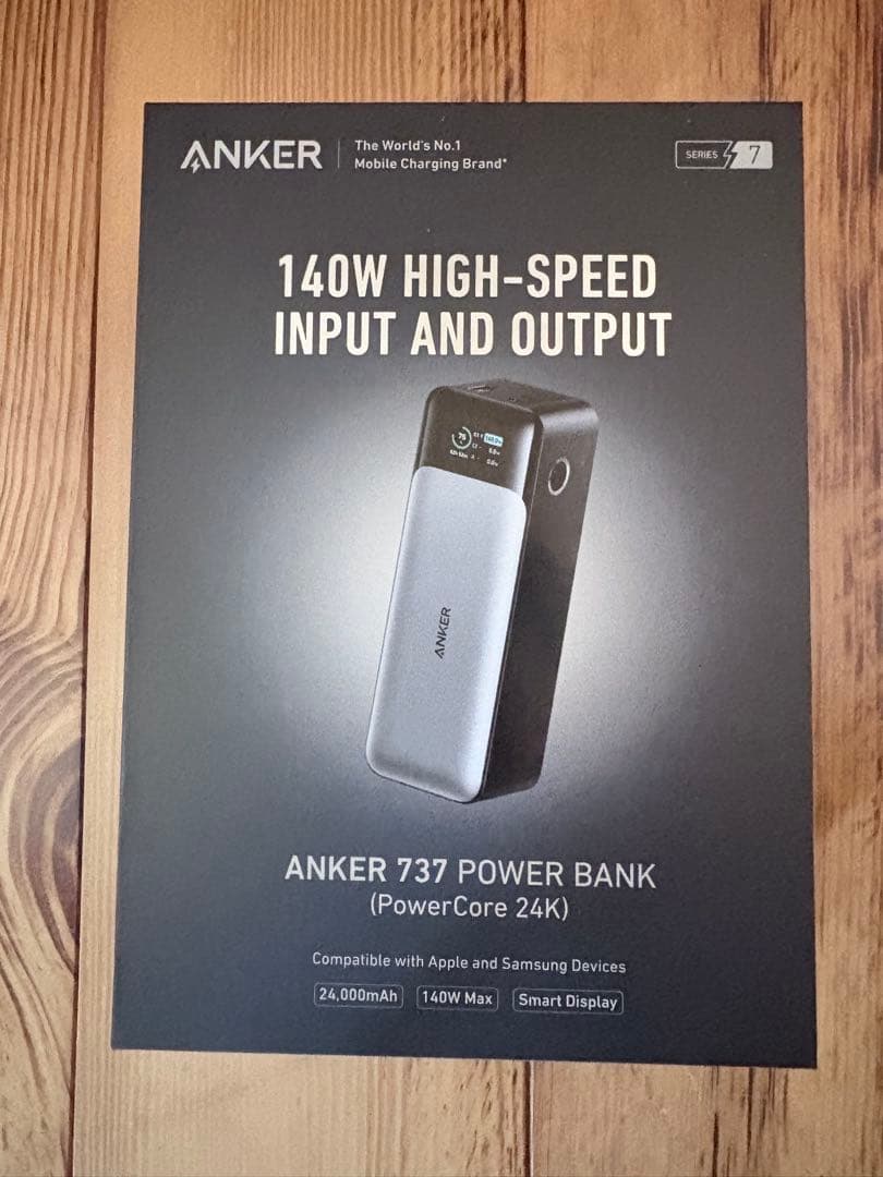 【新品】Anker 737 Power Bank PowerCore24000 Anker 737 Power Bank (PowerCore 24000)をレビュー！最大140Wの超高
