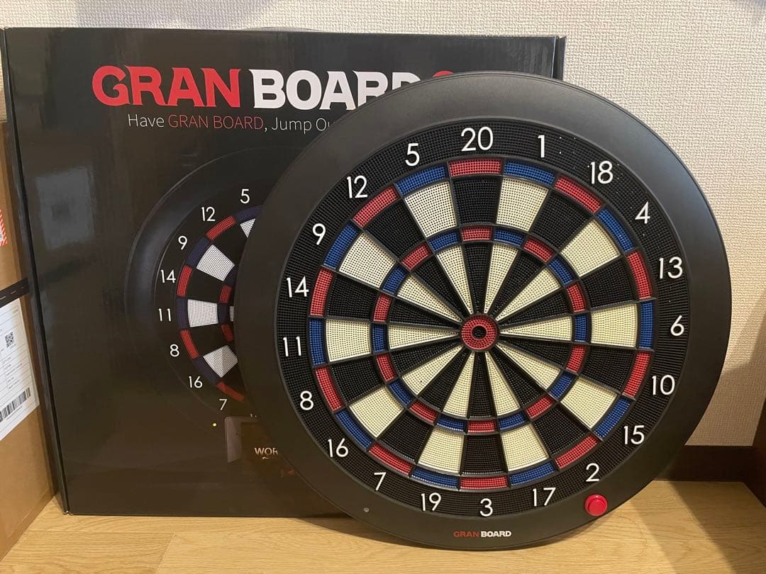 付属品完備　グランボード GRAN BOARD 2 グランボード ダーツボード ダーツボード セット グランボードダッシュ ブルー & ダーツスタンド