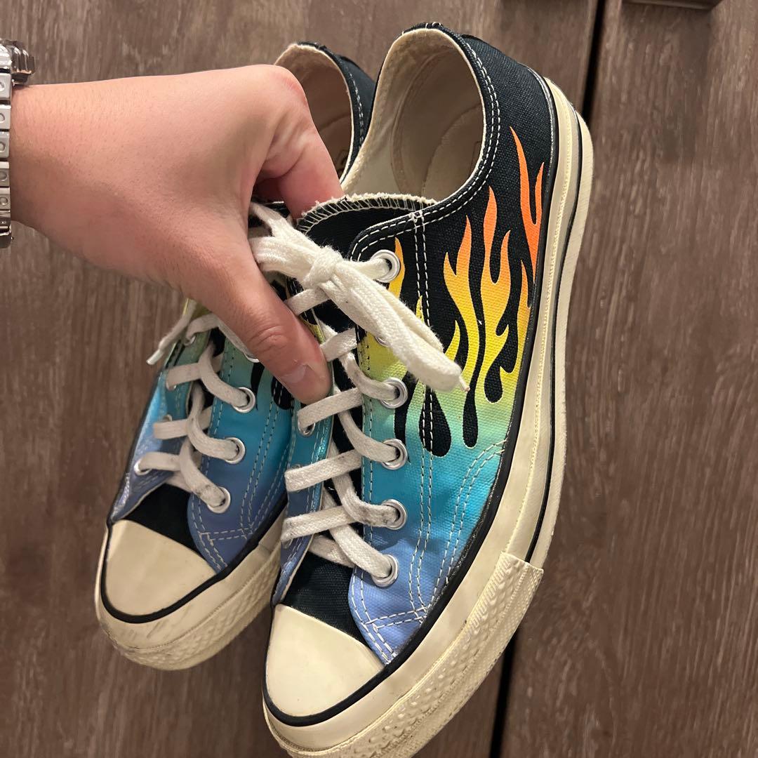 ct70 チャックテイラー　ファイヤーパターン　フレイム