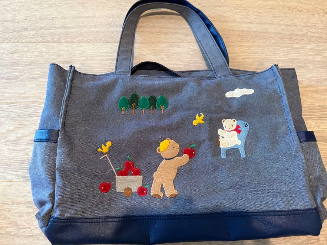 ファミリア　マザーズデニムバッグ 大容量！マチ付きデニムバッグをご紹介いたします♪｜ファミリア三越