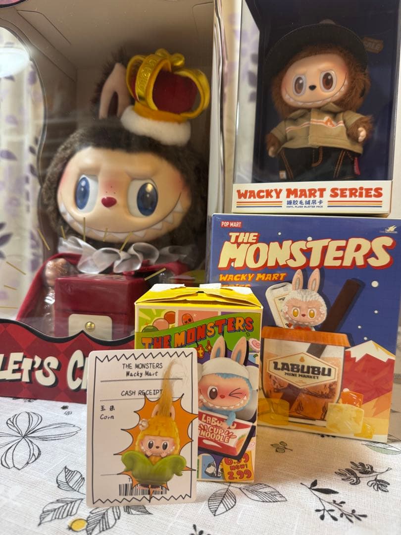 LABUBU 4個セット ^_−☆ Labubu The Monsters The Little Monsters Zimomo Series 4 Whole Set