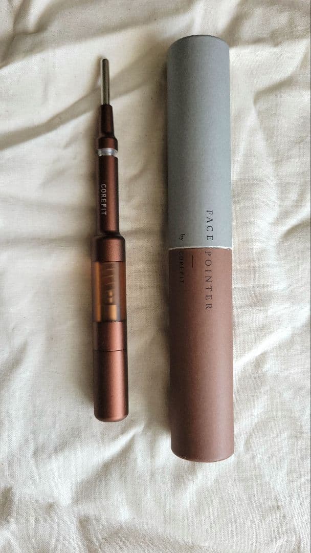 CORE FIT フェイスポインター 美顔器 ブラウン 専用ケース付き CORE FIT Face-Pointer（フェイスポインター） | 美容家電のサブスク