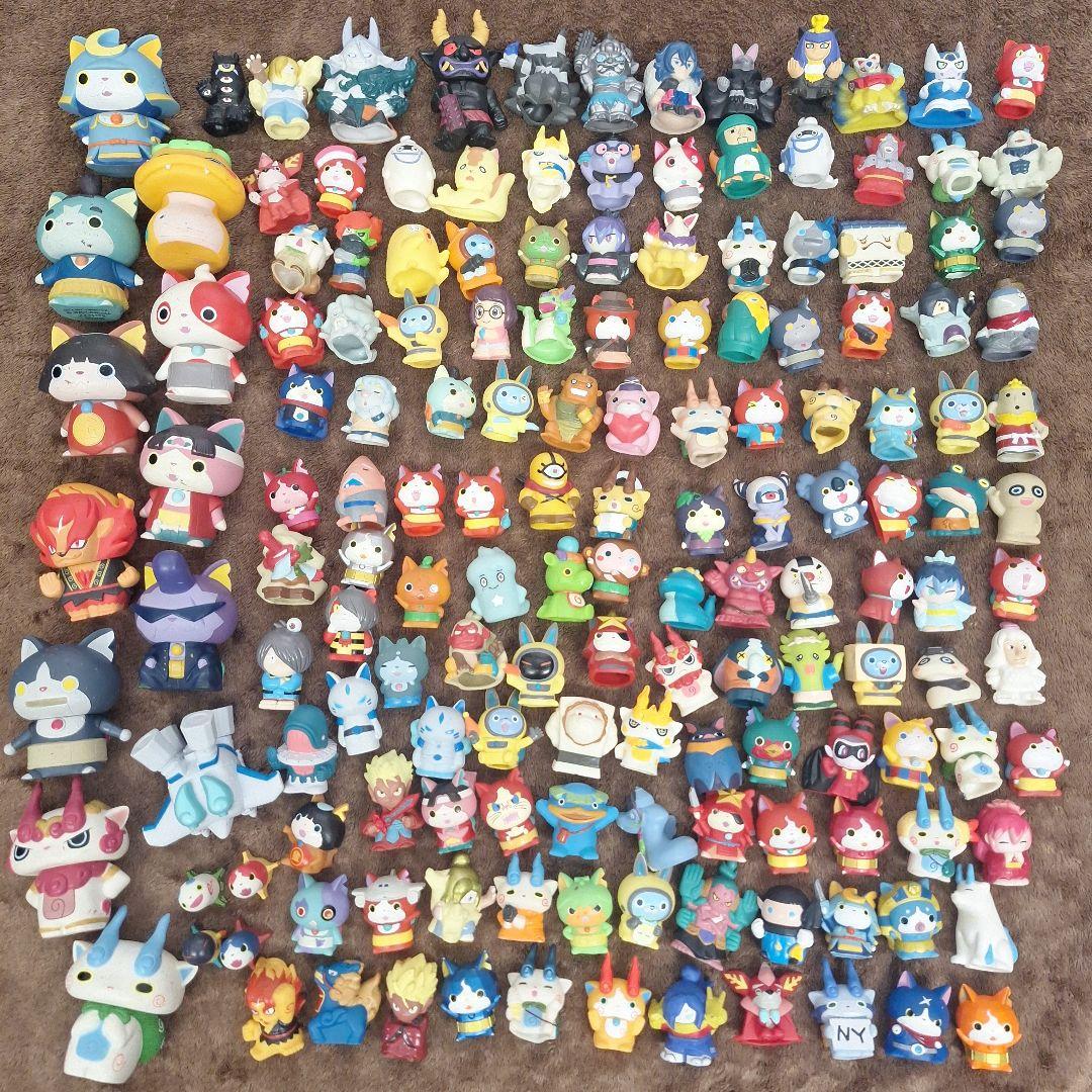 妖怪ウォッチ 157個 指人形 ソフビ フィギュア まとめ売り