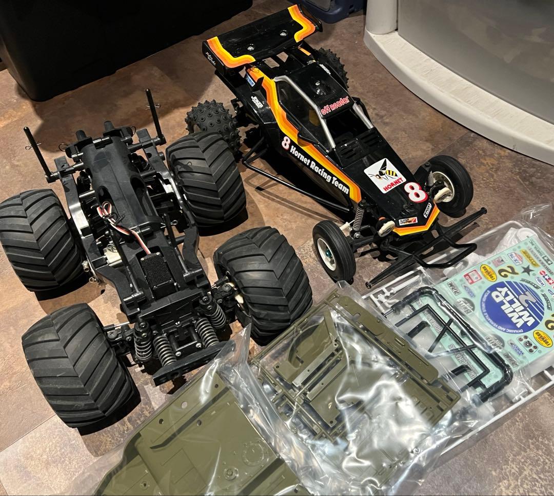 タミヤ　ワイルドウイリー2 ホーネット　セット ワイルドウイリー2 ♯3 今回はやっと走行動画 tamiya WILD WILLY2 GW