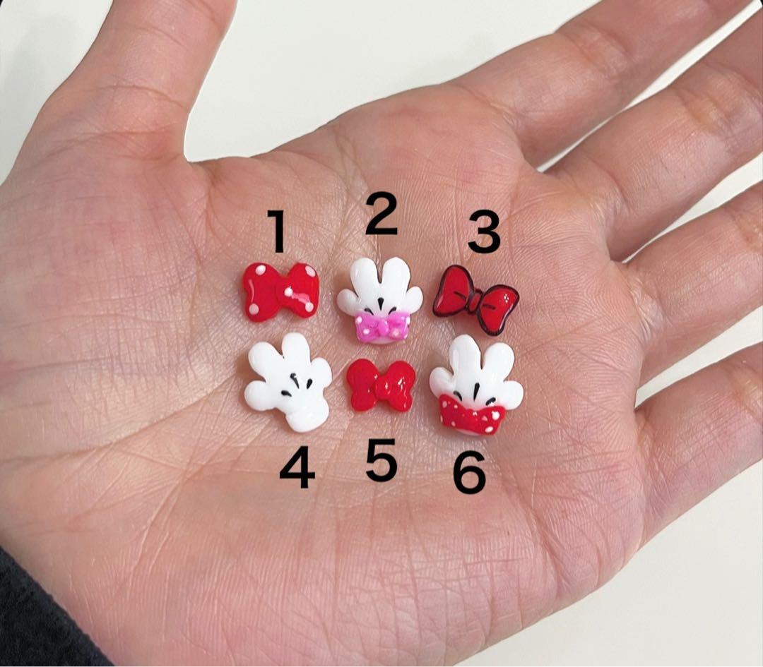 ネイルパーツ リボン デコパーツ